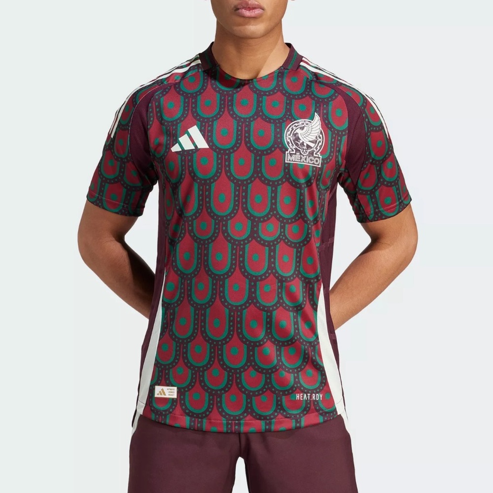 Adidas Green and Red Jersey with Modern Design